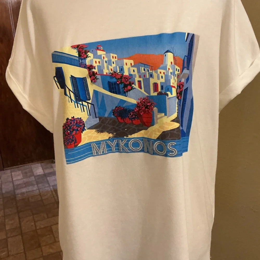 Anthropologie White Cotton Top - Picture 5 of 8